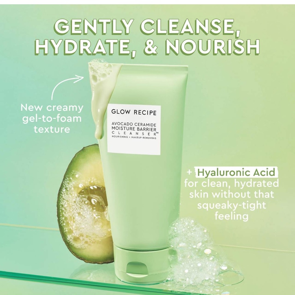 Glow Recipe Avocado Ceramide Moisturizer Barrier Cleasnser
